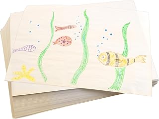 Lightweight Art Newsprint Paper, 500 Sheets, 18 inches x 24 inches, 30lb Weight Quality, Recyclable, Budget Value Art Paper, Painting Paper, Drawing Paper, Arts & Craft Supplies