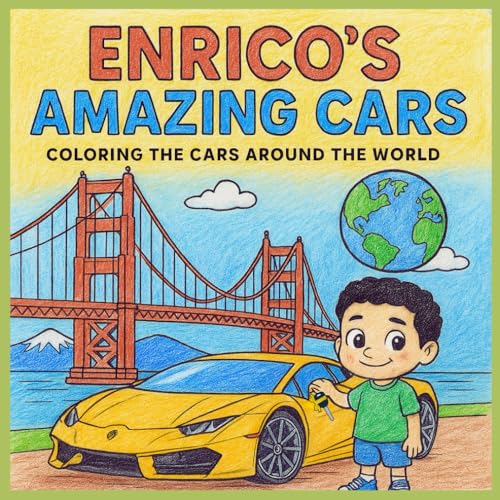 Enrico's Amazing Cars: Coloring the cars around the world