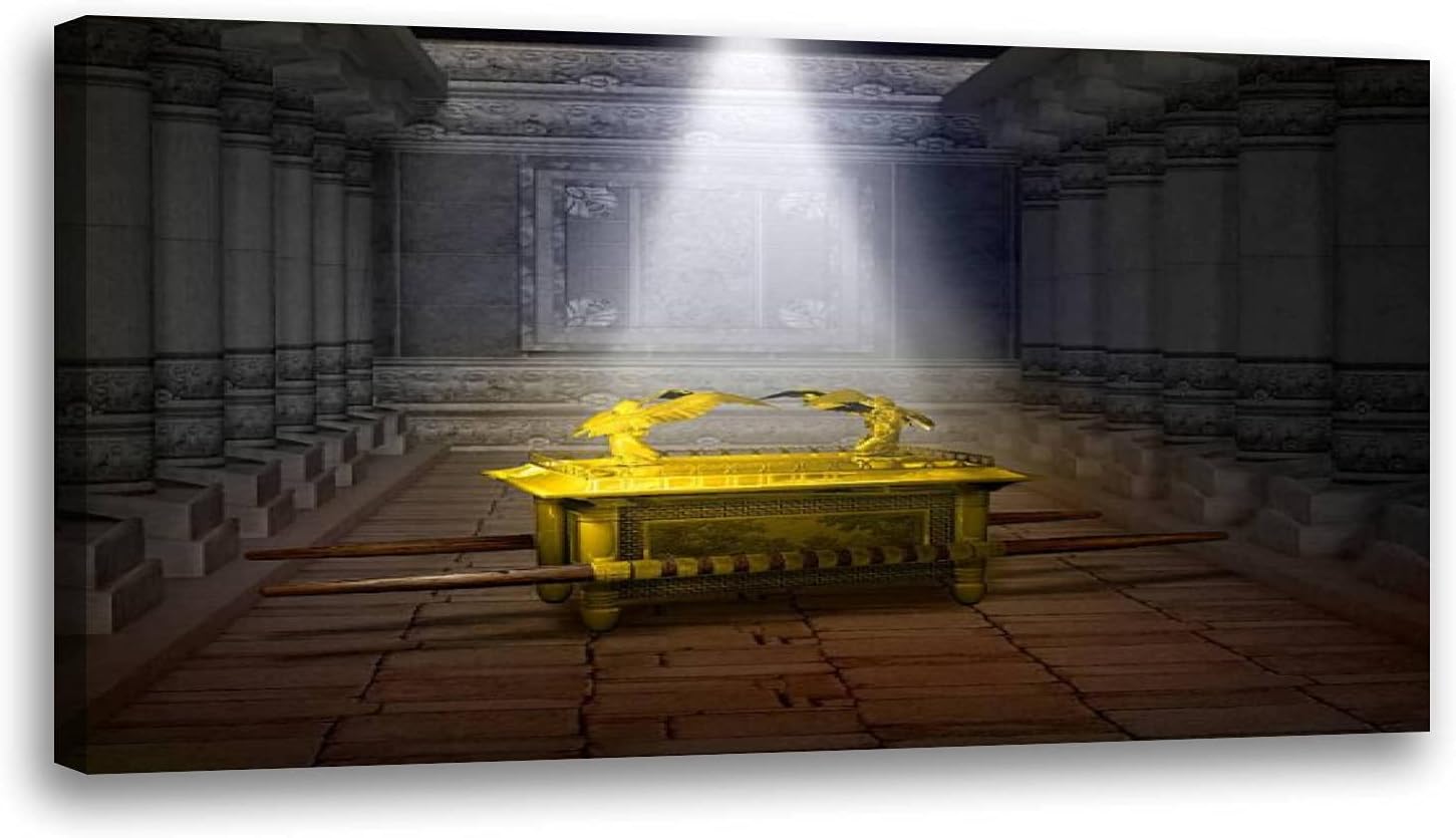 DSFAJWEFH Large Framed Wall Art Ready to Hang 20" x 40" ark of the covenant spiritualitys and pictures Canvas Print Artwork Wall Art Painting Pictures Home Office Wall Décor Modern Poster