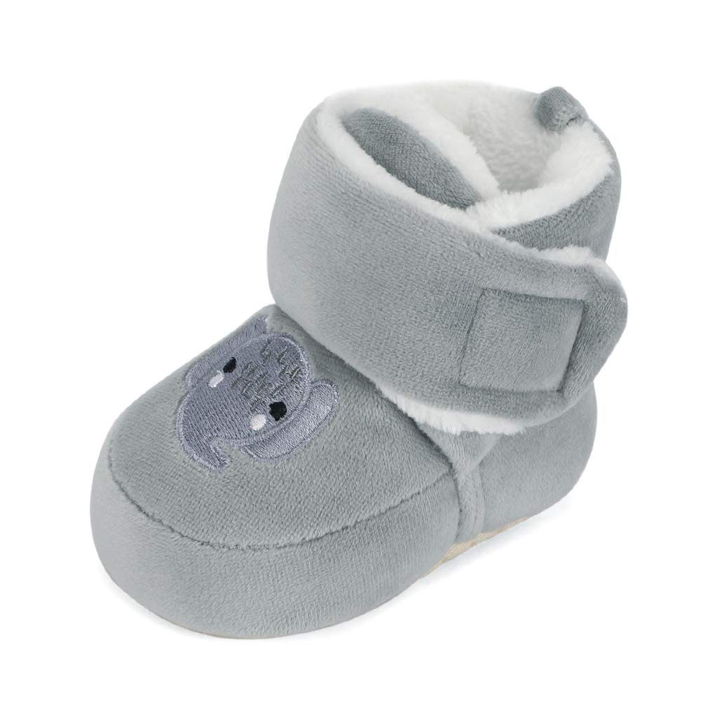 Matt Keely Baby Boys Girls Cartoon Antypoślizgowa miękka podeszwa Grube pantofle Buty do łóżeczka dziecięcego dla malucha gąsienicowego buty zimowe z pluszową podszewką
