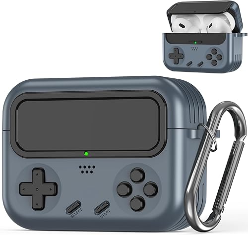 Inesore Funda para Airpods Pro de 2 generación y funda para Airpod Pro con bloqueo seguro, diseño clásico de consola de juegos portátil, funda disponible en Yaxa El Salvador