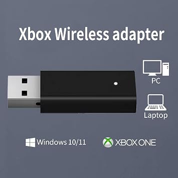 Wireless Adapter for Controller Xbox Bluetooth Adapter for Controller Xbox One/Xbox One X S/Xbox Series X S/Elite Compatible with Windows 10/11/8/8.1/7