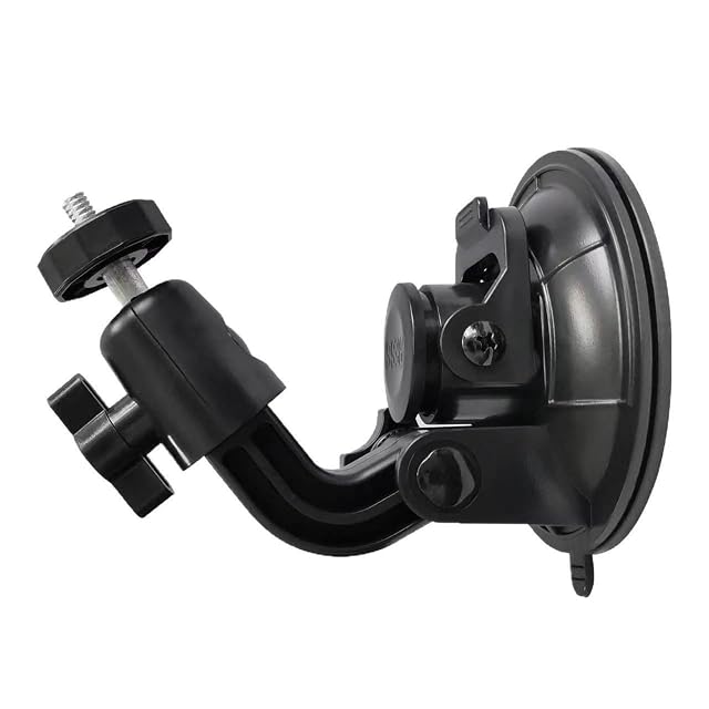 Dashcam Mount 360 Degree Rotatable Dashcam Mount with Strong Suction Cup 1 4 Screw for Car Video Recorders