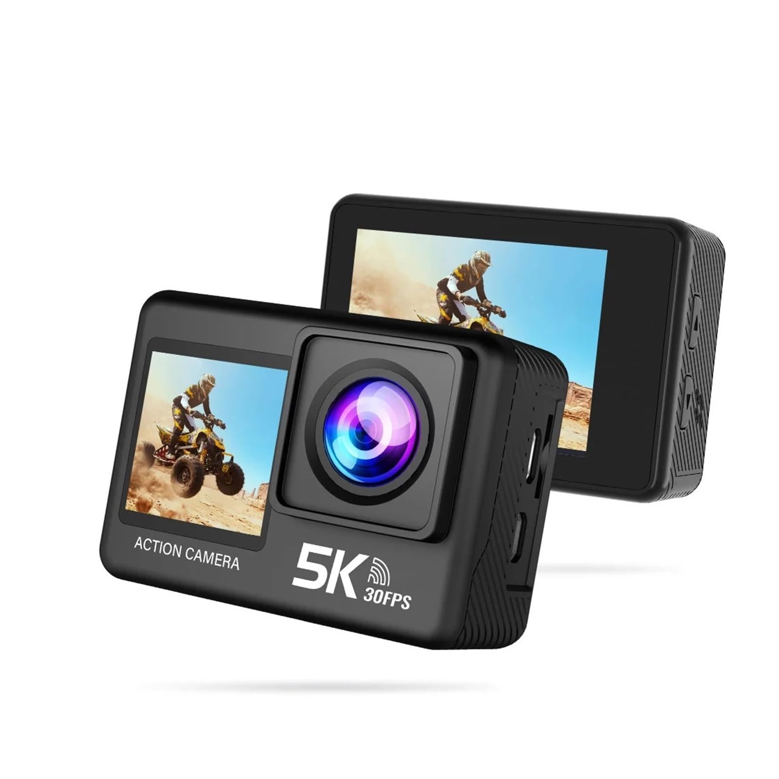 5K 4K60FPS 2.0in 170° 30M Action Camera Helmet Motorcycle Waterproof | Record Sports, Travel, Driving, Helmet and Action with Portable Wide Angle Camera(With 64G Card)-image-40