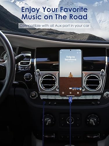 Miniatura 3 de Mangotek Cable auxiliar tipo C para Android, trenzado USB C a Aux 0.138 in Audio Jack Cable de teléfono a coche macho adaptador auxiliar USB C cable