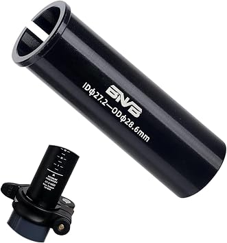 Alloy Bike Seatpost Shim, 100mm Length Aluminum Bicycle Reducing Sleeve Seat Post Tube Adapter, Diameter Switch 25.4-27.2mm; 27.2-28.6/30.0/30.4/30.9/31.6mm; 30.9-31.6mm.