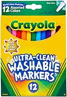 Vista 1 de Marcadores finos lavables de Crayola , 12 unidades, Variados