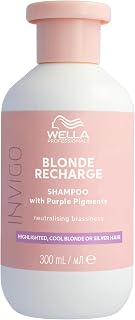 Wella Professionals INVIGO BLONDE RECHARGE Shampoing – Pour cheveux blonds, coloration Boîte
