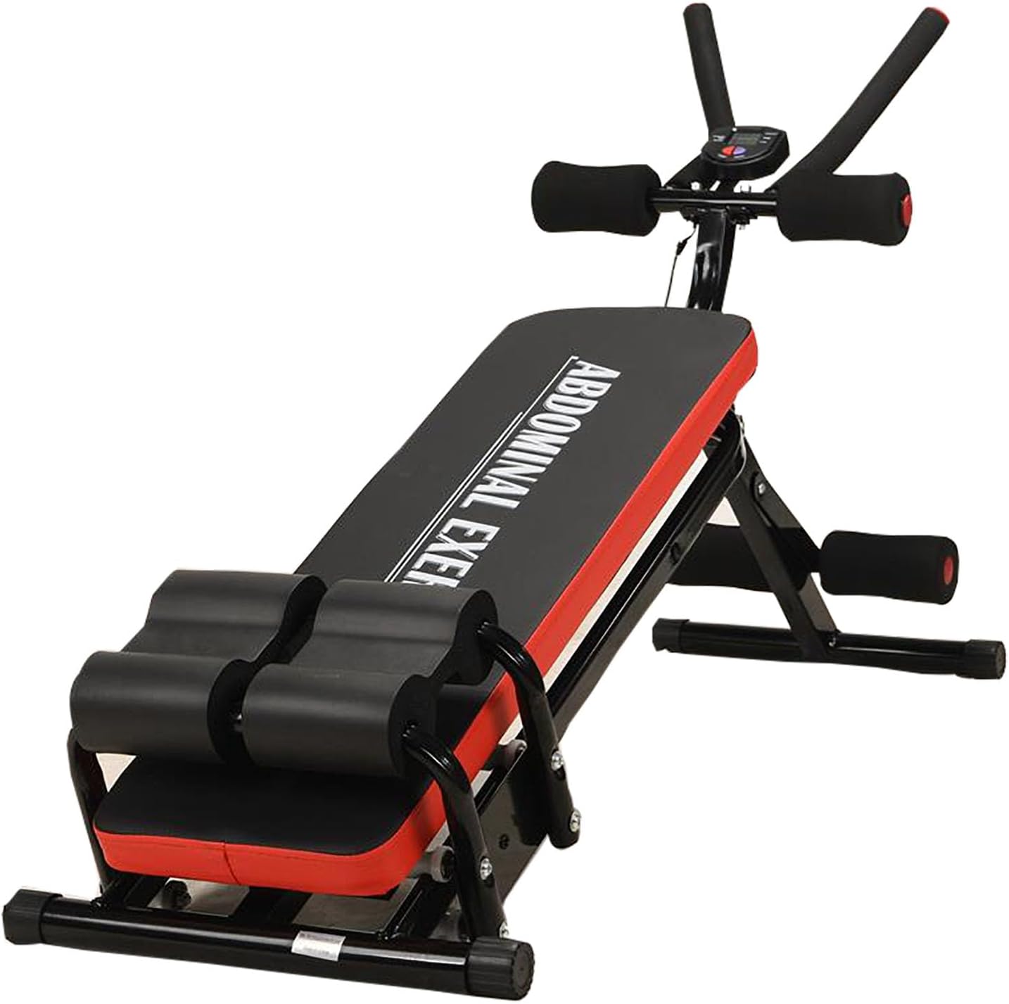 JSWHYBD - Ab Trainer Machine for Home Gym Equipment, Abdominal Exercise Equipment, Adjustable Height Exercise Equipment, Foldable Waist Trainer, Ab Training Equipment