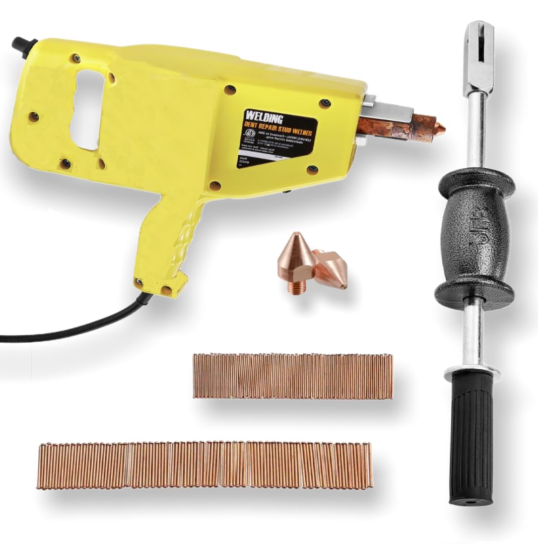 Stud Welder Dent Repair Kit Compatible with Chicago Electric - Professional Auto Body Dent Repair Without Drilling -