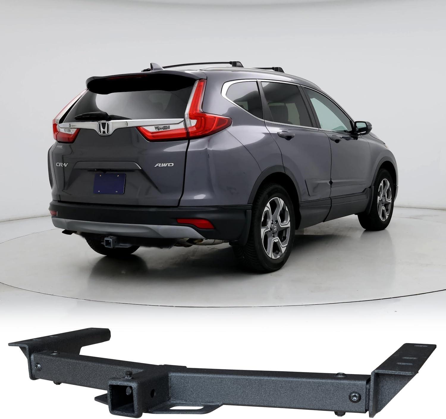 Class 3 Trailer Hitch Black Compatible with 2017-2025 CR-V 2” Hitch Receiver (Except EXL)
