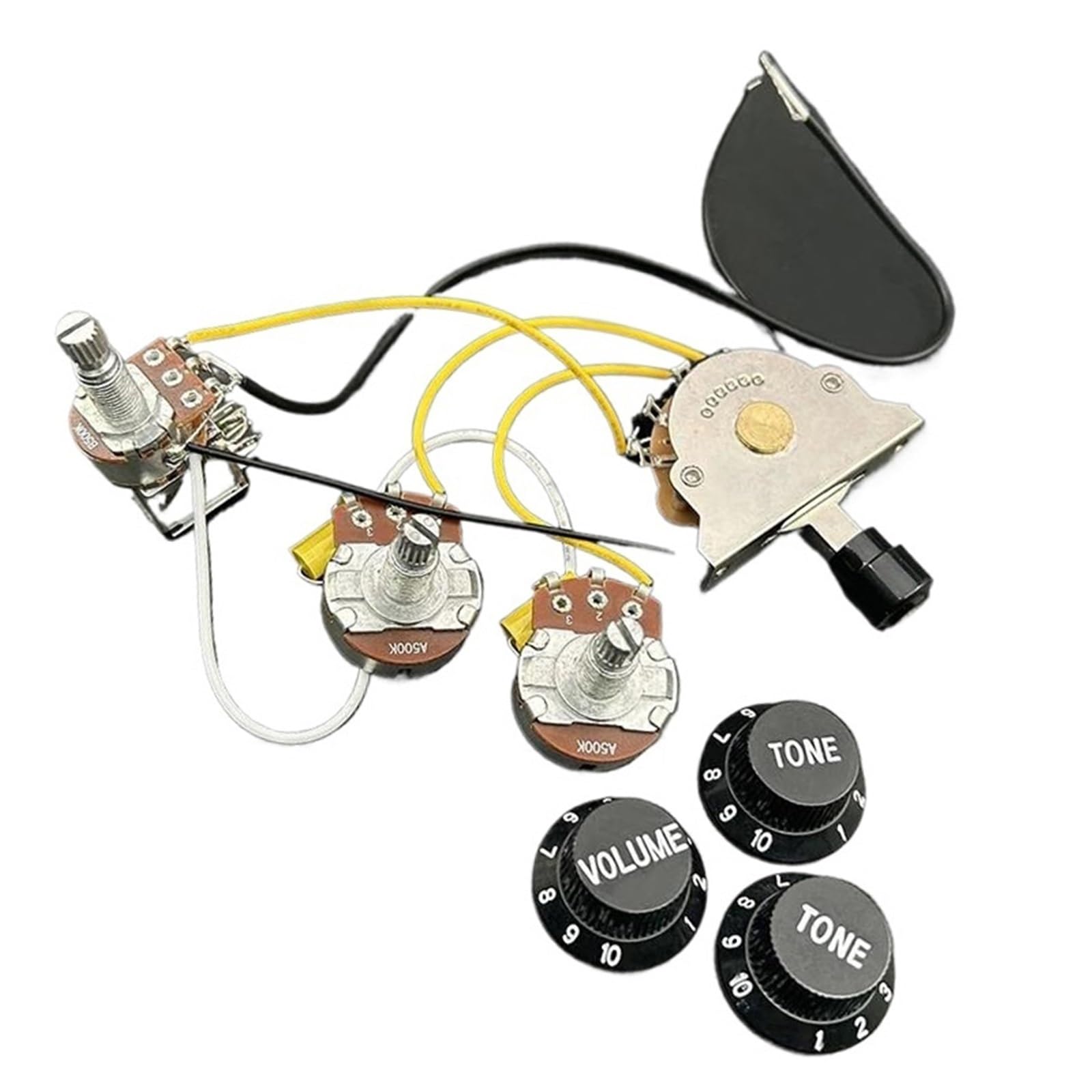 Faisceau De Guitare Pré Câblé Faisceau De Câbles De Guitare À Bobine 2T1V Précâblé
