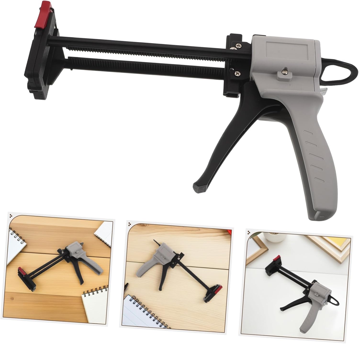 Manual Toothpaste Tube Dispenser Gun for Efficient Dispensing and Extraction, Suitable for Aluminum and Plastic Tubes, Made of Sturdy Plastic and Metal, for Bathroom Use