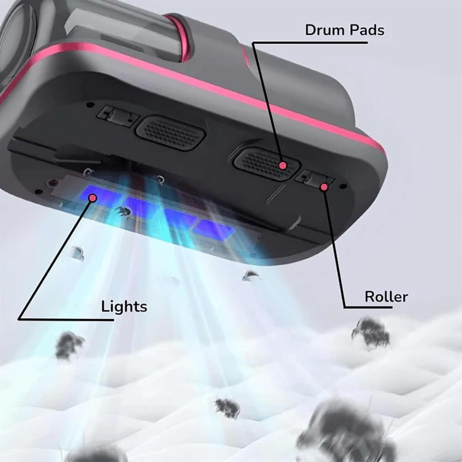 Handheld Vacuum, UV Handheld Vacuum by Isterilize, UV Vacuum Cleaner Handheld,Bed Vacuum Cleaner Mattress Vacuum, Bed Cleaner Machine Deep Cleaner