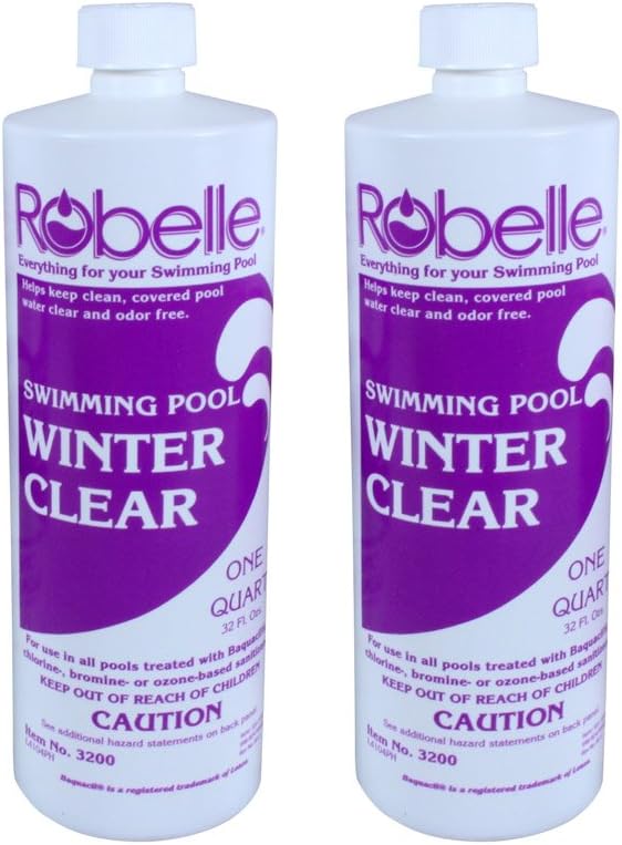 Robelle 3200-12 Swimming Pool Winter Clear for Pool Closings 1-Quart, 12-Pack
