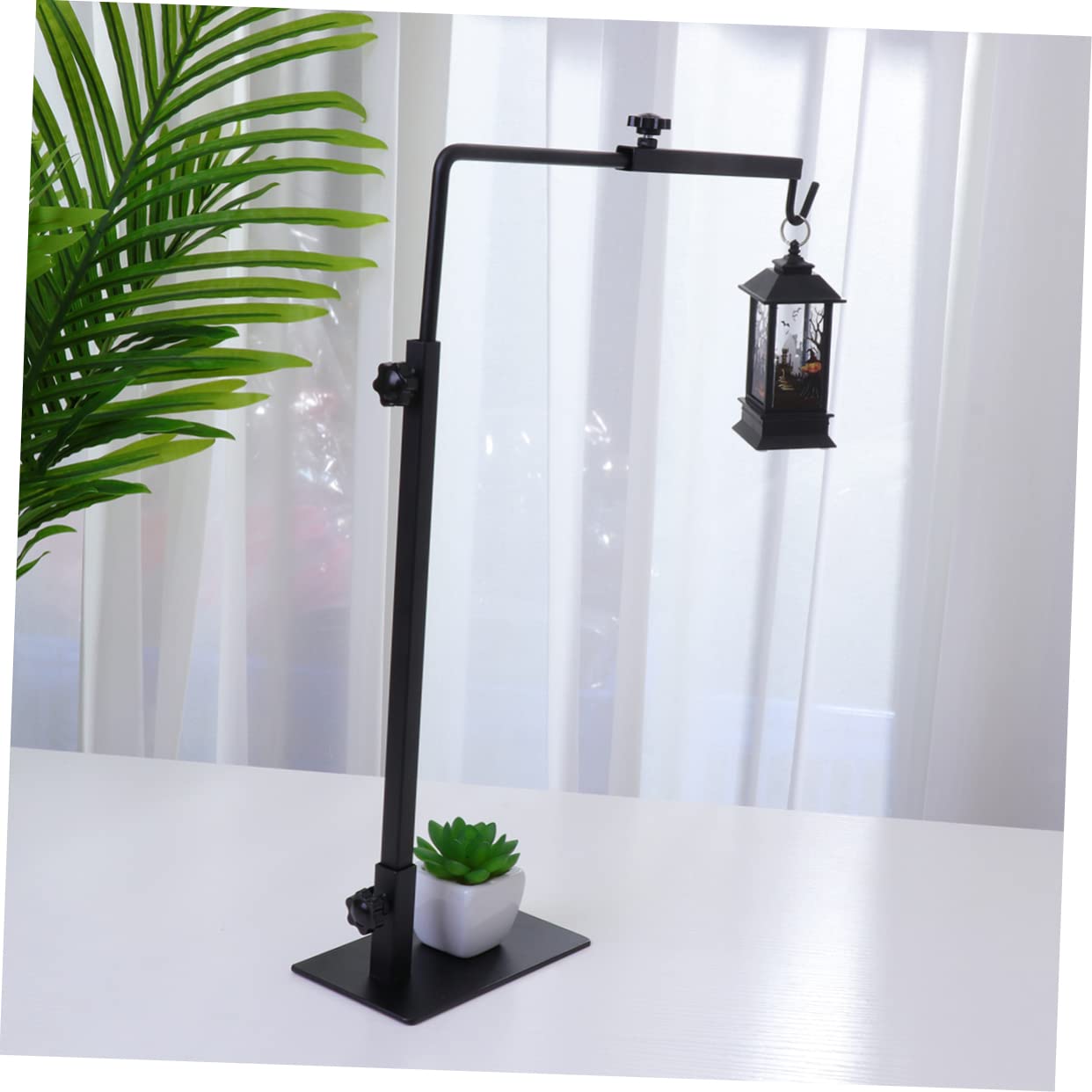 Kisangel Supporto Luminoso per Crogiolarsi per Rettili Nero in Ferro S | Gechi e Serpenti, Acquario e Vasca, Struttura per Lampade e Illuminazione