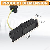 Vista 8 de 25380-3JA0B Pestillo para maletero de botón de escotilla para Nissan Pathfinder 2013 2014 2015 2016 2017 2018 2019 2020, repuesto # 253803JA0B botón