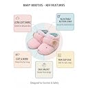 angaakar Newborn Baby Booties | Soft & Breathable Cotton Footwear for Baby Boys & Girls | Skin-Friendly, Comfortable Booties for 3–12 Months (Pink) gallery image