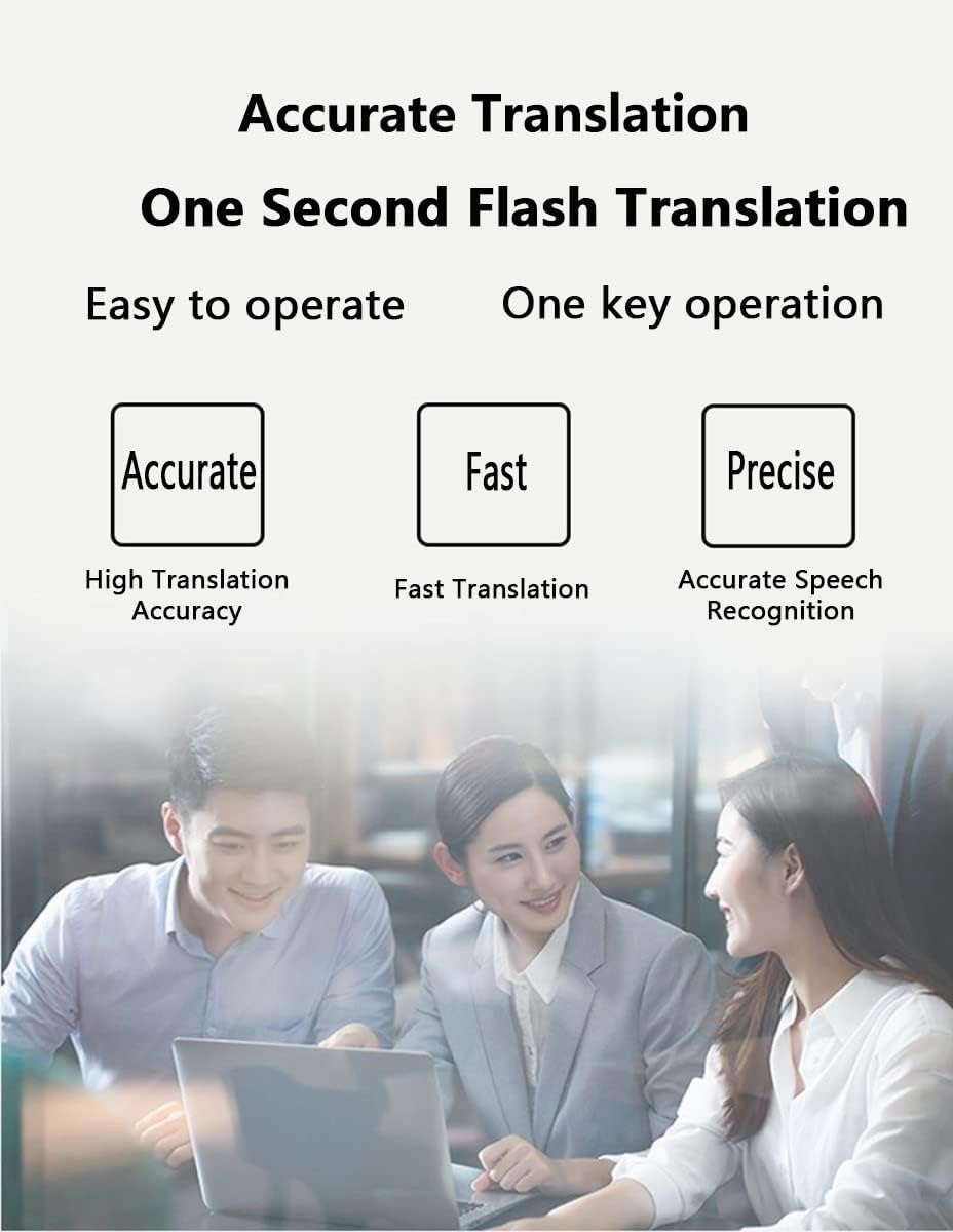 【国内即発】ダブルスクリーン翻訳者リアルタイム翻訳は、空港、ラジオ、病院、ホテル、ビジネス交渉、123言語に適しています インサイドジッパー