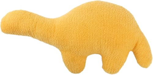 AOLIGE Dino Nugget Pillow Almohada de pepita de pollo para niños, suave peluche de pepitas de dinosaurio (15.7 pulgadas Tanystropheus)
