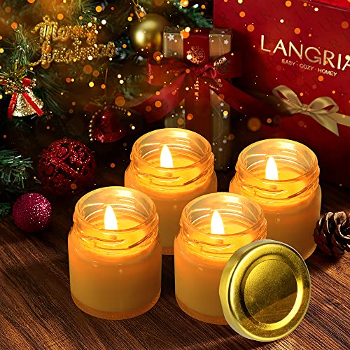 Folinstall 60 Pack Small Glass Jars with Lids, 1.5 oz Mini Honey Jars, Candle Jar for Candle Making for Gifts, Crafts, Spices, Wedding, Party Favors by Folinstall - Image 5