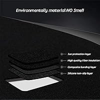 Vista 4 de Funda para alfombrilla de tablero personalizada, consola central interior compatible con Dodge Ram Big Horn Laramie 1500 2500 3500 Pickup 2019 2020