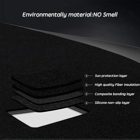 Dash Mat Cover Custom Interior Center Console Compatible with Ford Explorer SUV 2020 2021 2022 Dashboard mat Covers Accessories