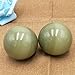 Gent House Light Green Afghanistan Jade Baoding Citrine Chinese Health Stress Exercise Balls
