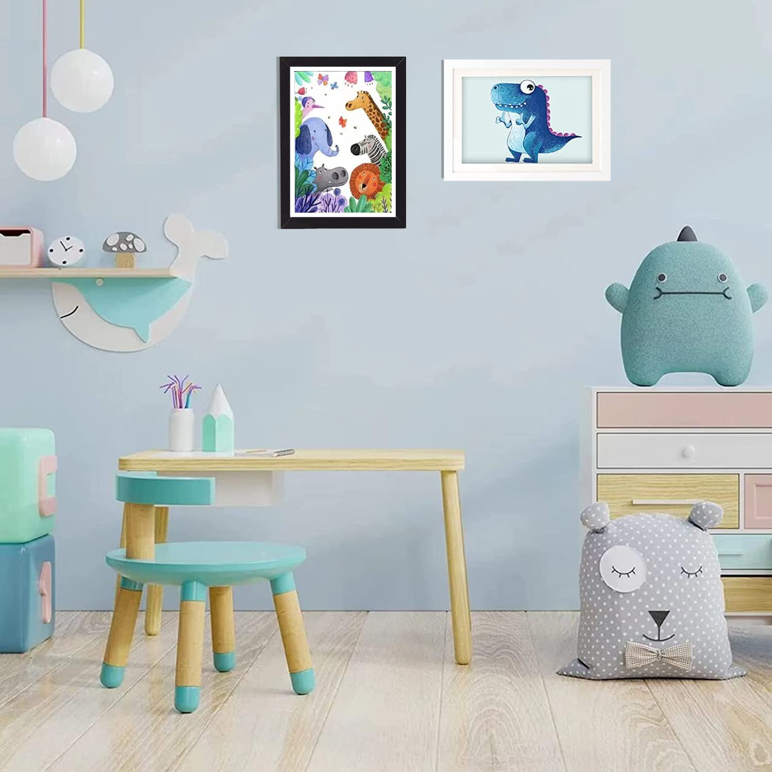 Amazon.co.jp: [4パック] キッズアートワークフレーム 変更可能 8.5