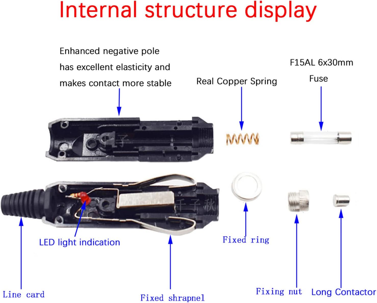 15A Car Cigarette Lighter Plug Extension Cable 12AWG Battery Charger Adapter 45A Connector Compatible with Anderson Powerpole- 3.3ft/1m