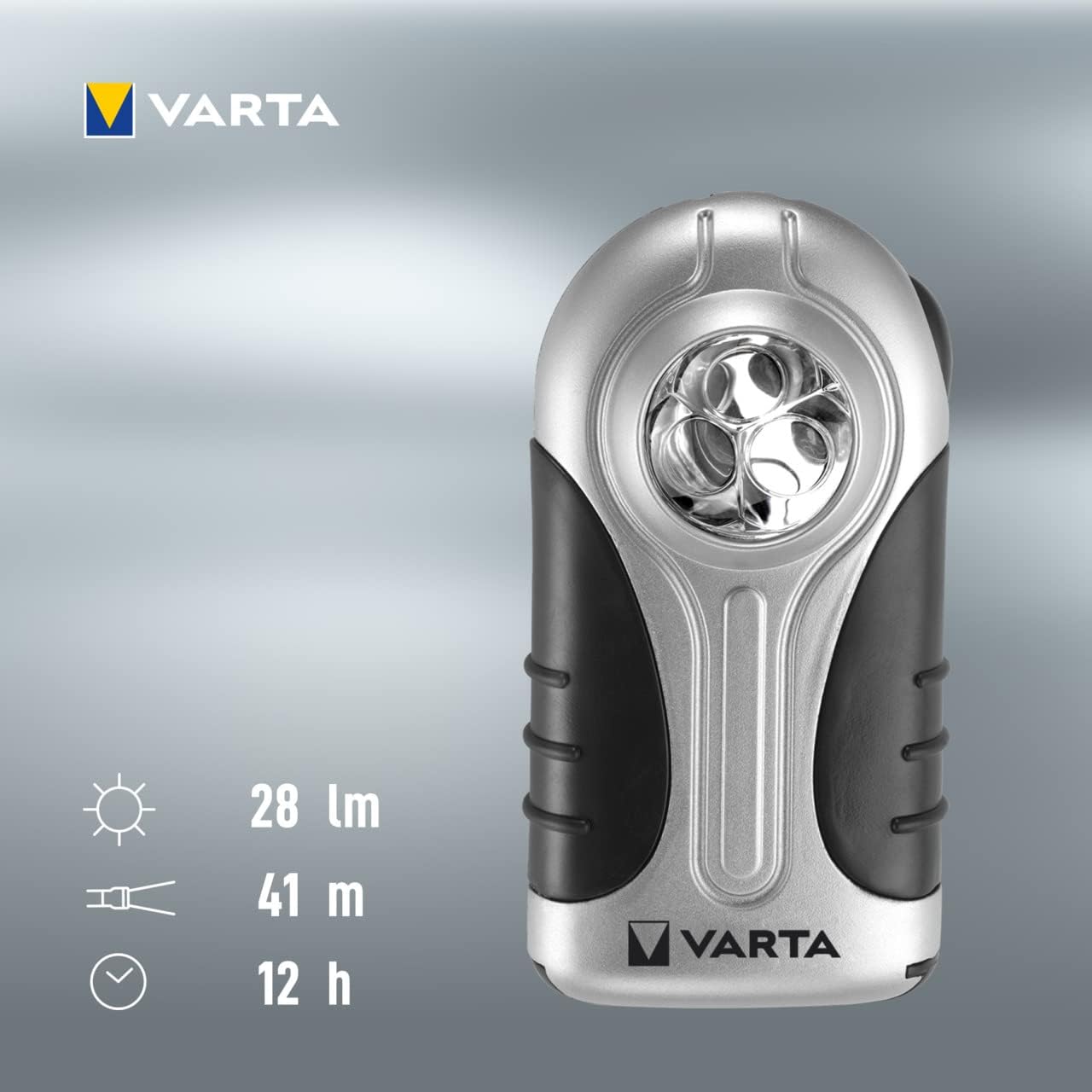 VARTA LED Silver Light incl 3X AAA Longlife Power Battery