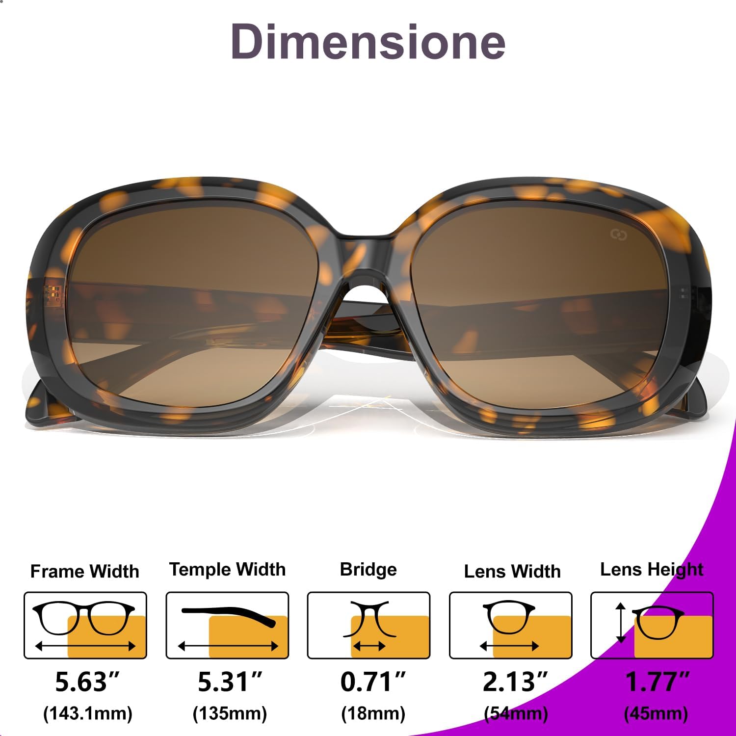 VISOONE Oversized Oval Round Jackie O Sunglasses Women Vintage Retro Large Square Sun Glasses Huge Big Shades Lavinia - Image 7