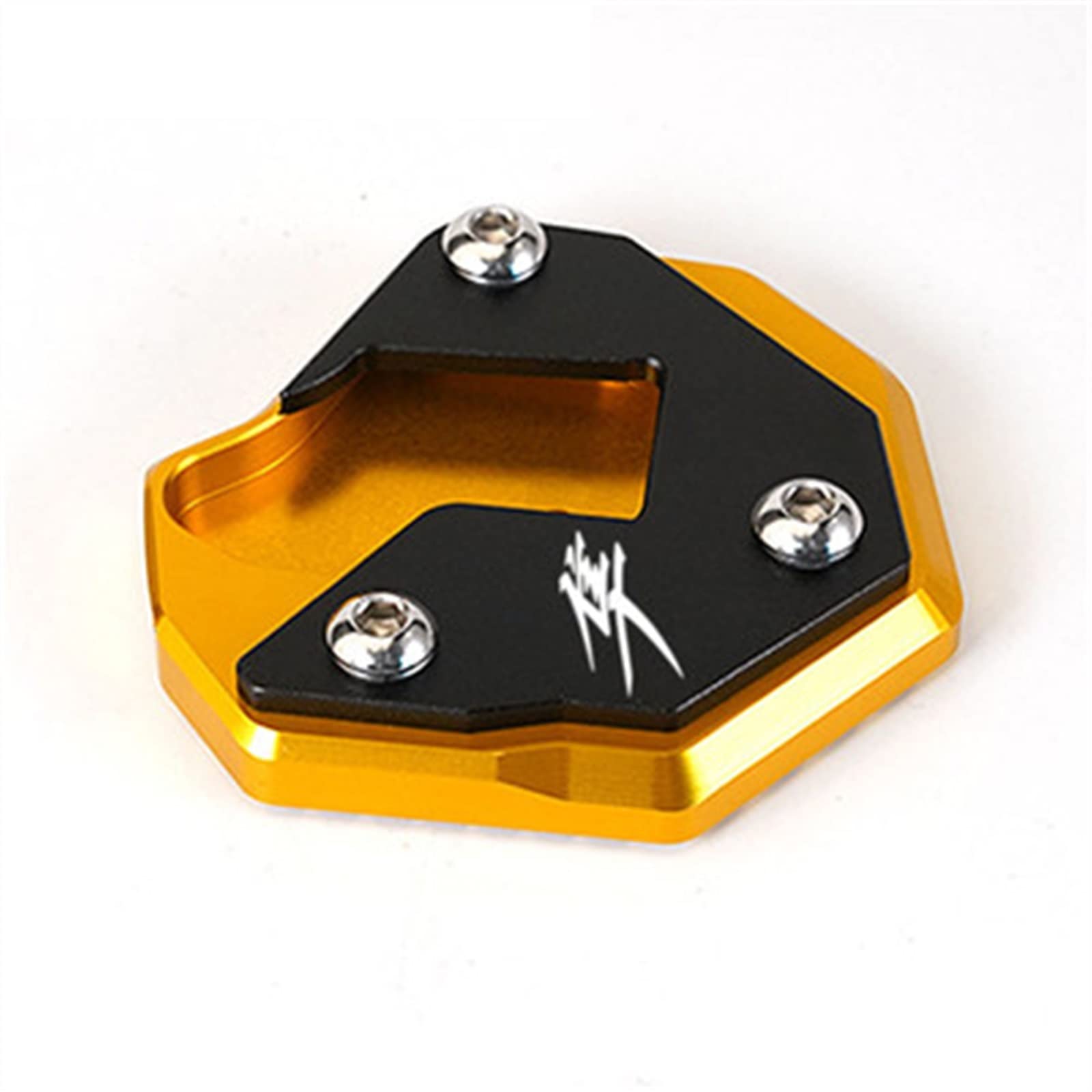 TXCJNIU Side Stand With Logo Motorcycle Accessories For S&uzuki HAYABUSA GSX1300R GSX-R 1300 2008-2020 CNC Side Stand Enlarge Extension Kickstand Extension Pad