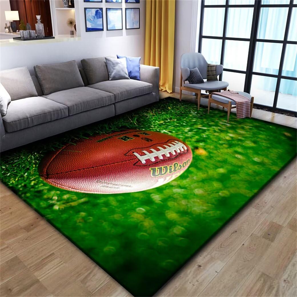 Tapis fin vert 200x200cm pour éviter les blocages de chaises en salle à manger