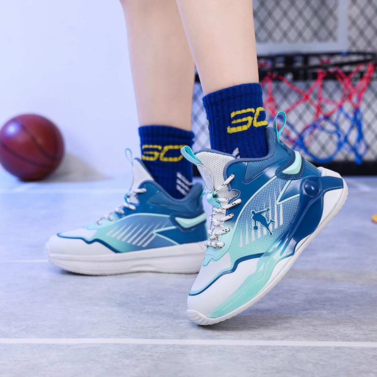 Scarpe Sportive per Bambini Scarpe da Basket per Bambini Scarpe da Basket per Ragazzi Scarpe da Basket per Ragazze Scarpe da Ginnastica Comfort Tennis Scarpe da Corsa