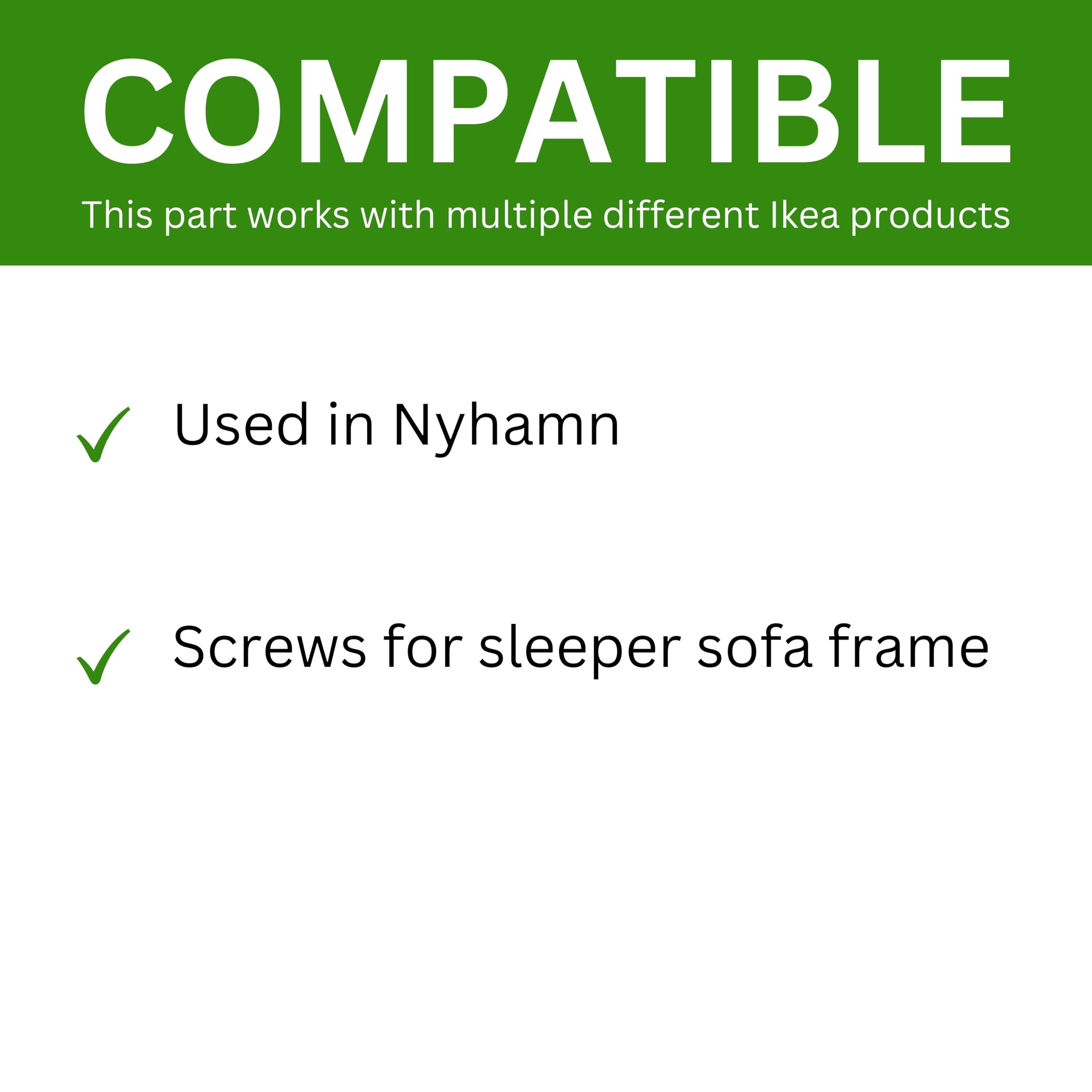 Spare Hardware Parts Replacement for IKEA Furniture Screw
