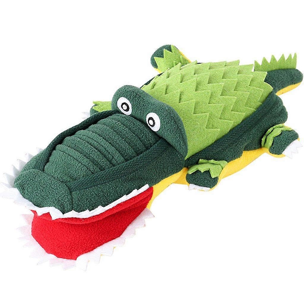 Pluszowa zabawka dla psa mata wypchane zwierzę pisk aligator interaktywne zabawki do żucia