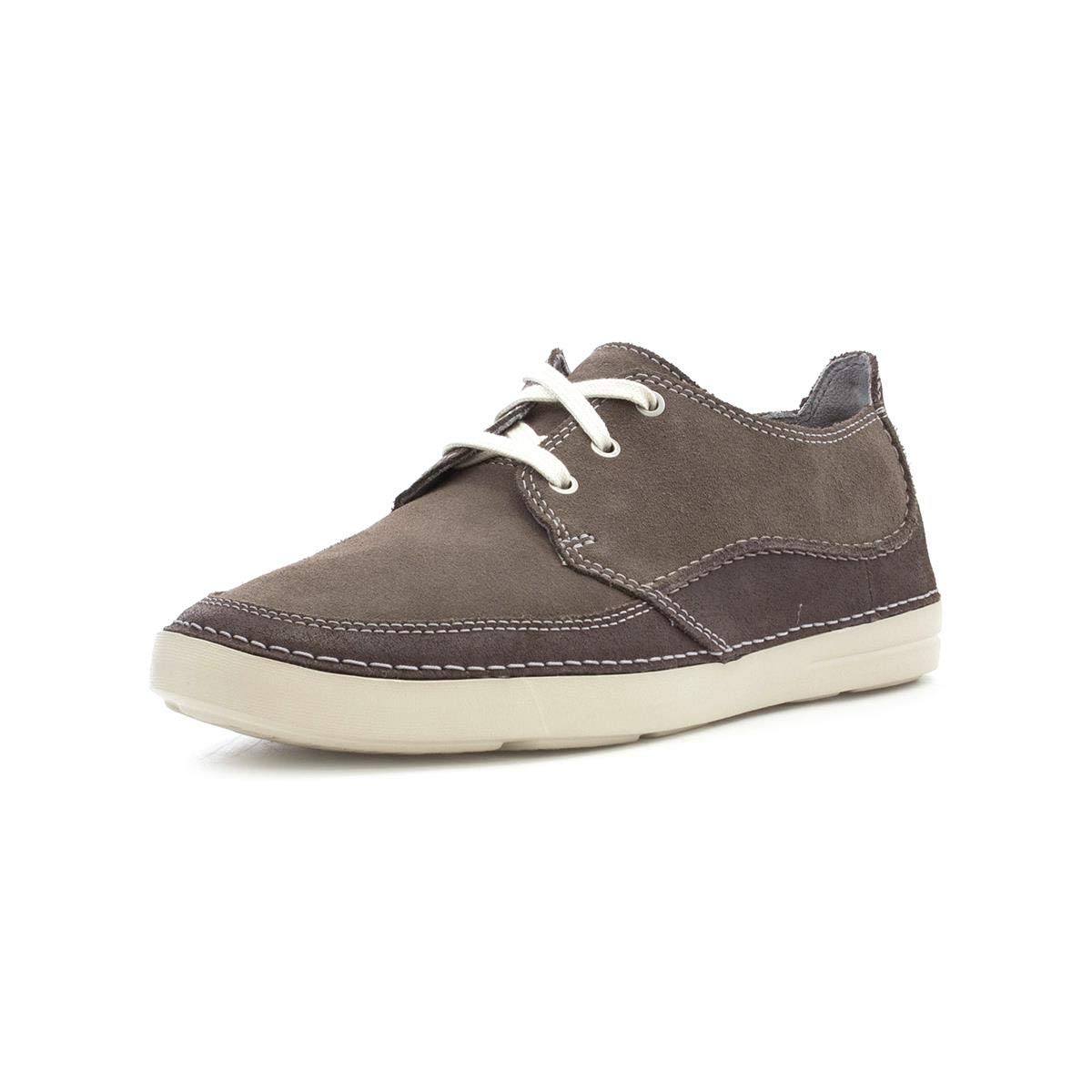 Clarks Tilden Walk Mens Dark Tan Lea, 7.5