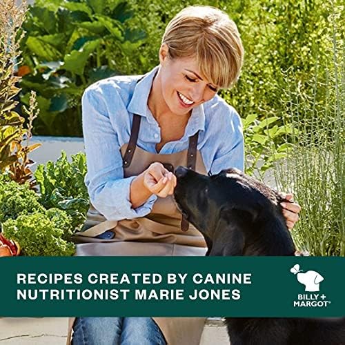 Billy + Margot Grain Free Wet Dog Food, Pack of 12 x 395g Cans, All Natural Venison Recipe with Superfoods for Adult Dogs - Total Satisfaction Promise, Green