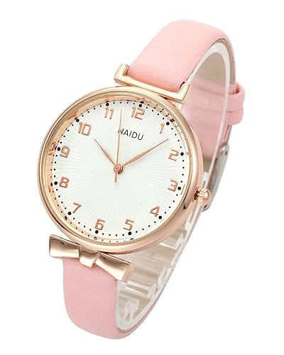 Top Plaza Womens Ladies Classic Simple Leather Analog Quartz Wrist
