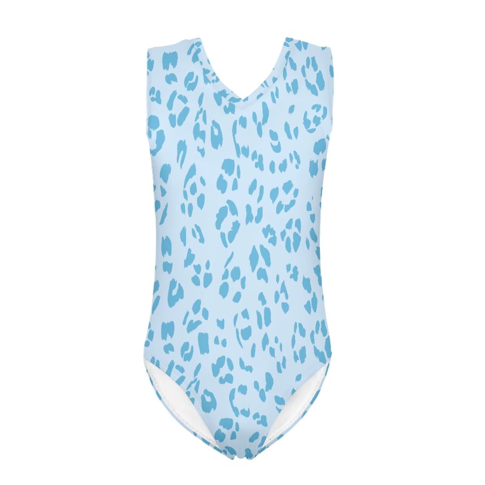 Cartoon Pattern Kids Girls Bathing Suits One Piece Swimsuit Soft &amp; Quick Dry, 5-14Years