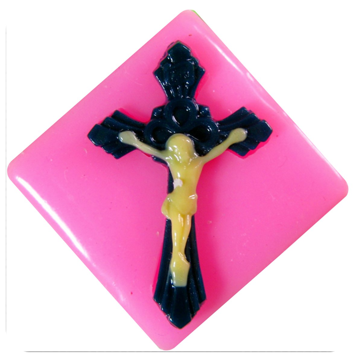 Fairie Blessings Multicoloured Crucifix Silicone Mould Mold For Cake Decorating Cake Cupcake Toppers Icing Sugarcraft Tool By