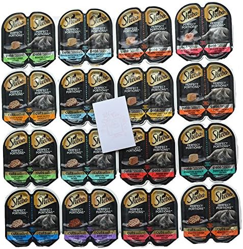 Sheba Perfect Portions Huge Variety Pack, 16 Different Flavors