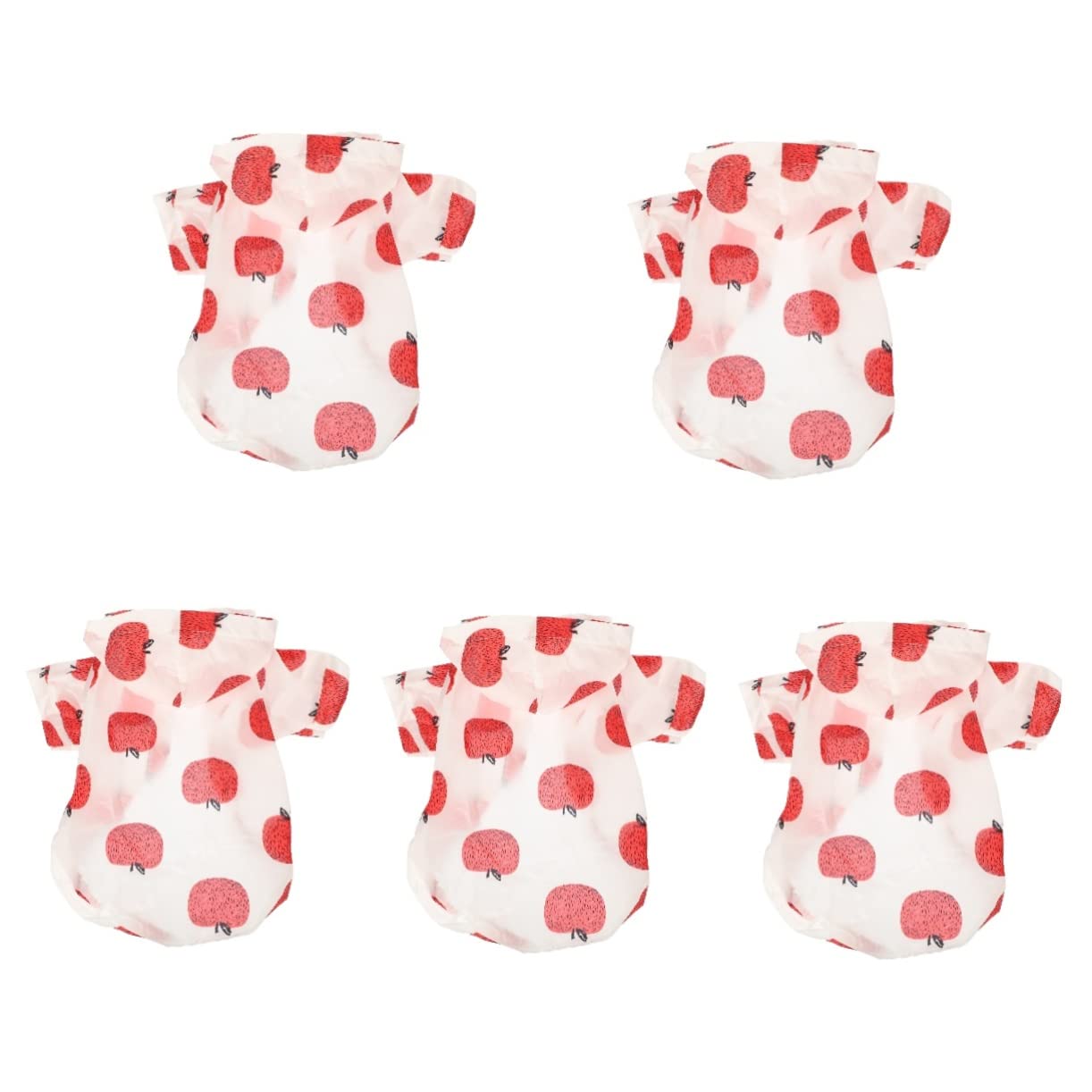 Vêtements pour chien respirants et anti-chaleur : lot de 5 tenues de chiot confortables