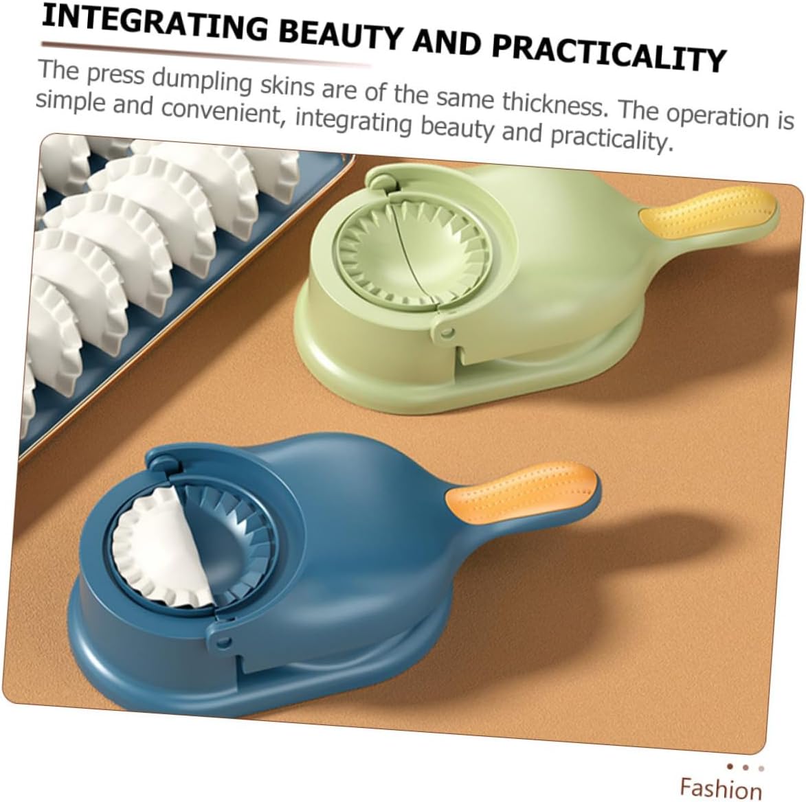 2pcs Manual Dumpling Skin Maker Dumpling Press Mold for Kitchen Easy to Use Household Presser with Non-stick Surface for Making and Biscuits