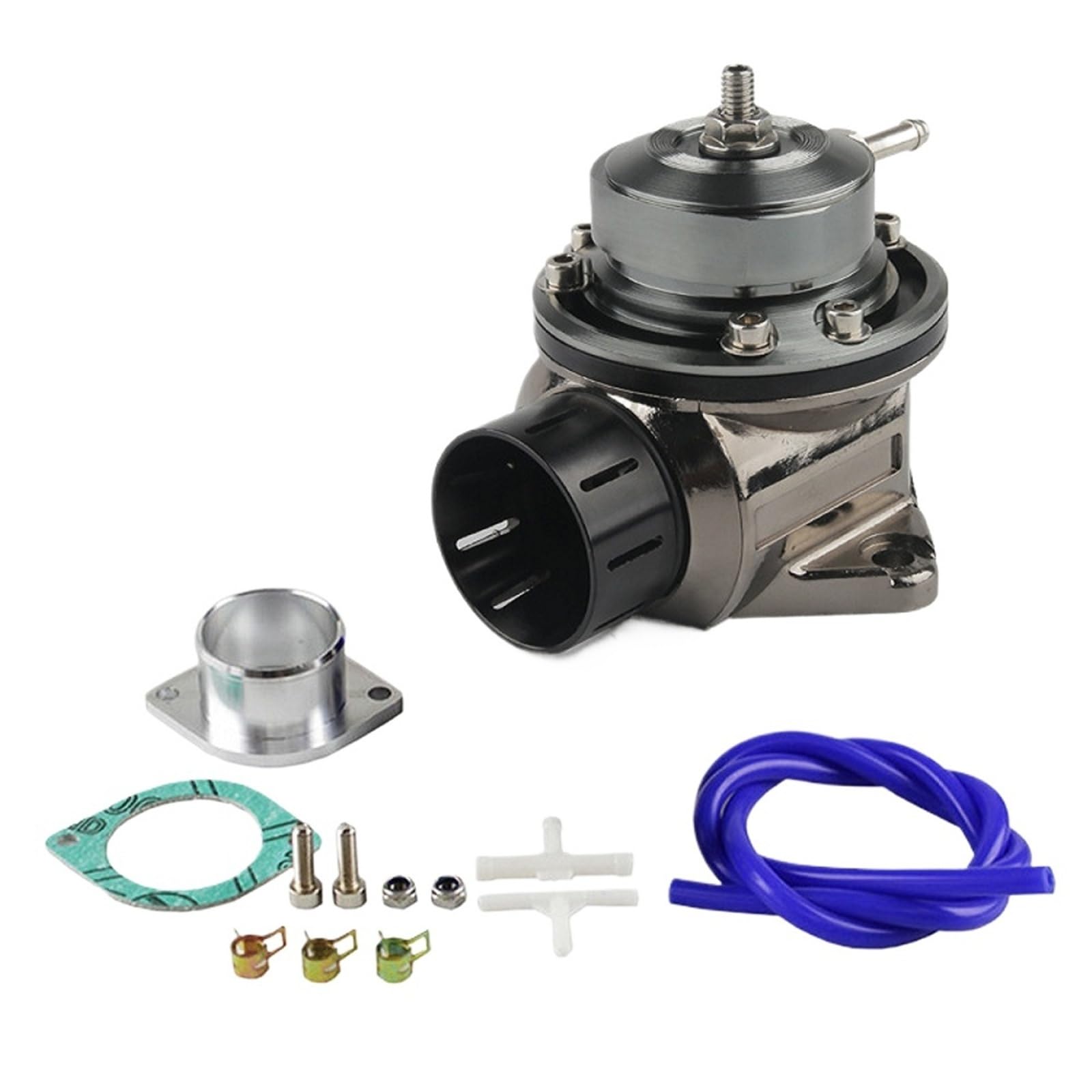 Floating Valve GReddi FV en aluminium noir avec système de clapet auto-ajustable