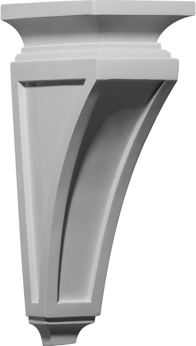 Ekena Millwork COR04X07X14RE 4 3/4-Inch W x 7 1/2-Inch D x 14-Inch H Reece Corbel