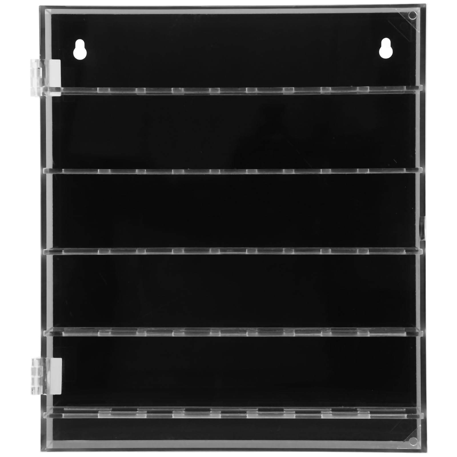 Vitrina de Monedas de Acrílico Negro Diseño Elegante y Moderno, Estuche para Colección de Monedas y Medallas, Adecuado para Exhibir Hogar o Estanterías