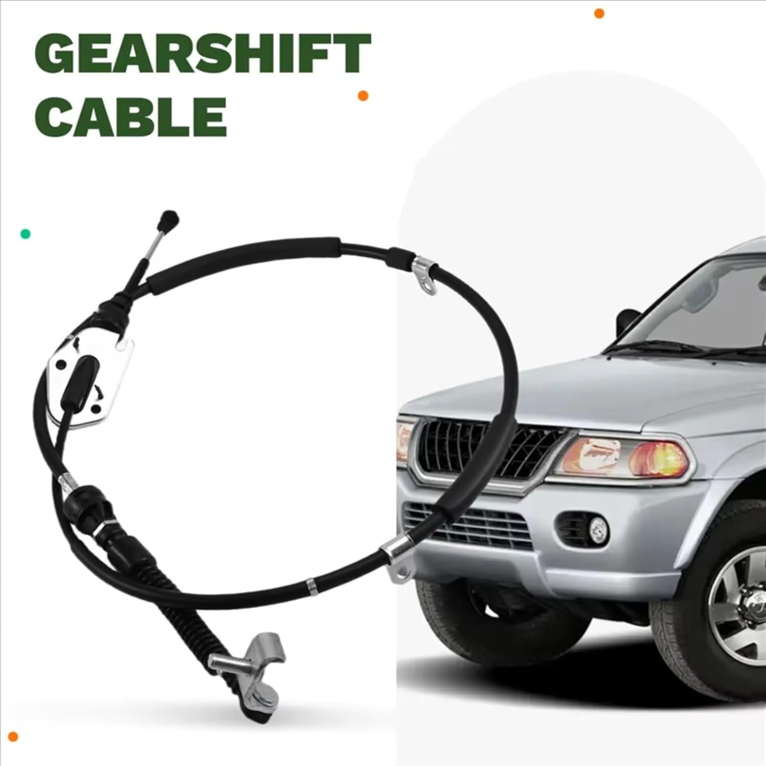 Gearshift Cable Compatible With Mitsubishi For Pajero 1999-2006 For Nativa 1997-2011 Car Transmission Gear Shift Selector Control Cable MR581300