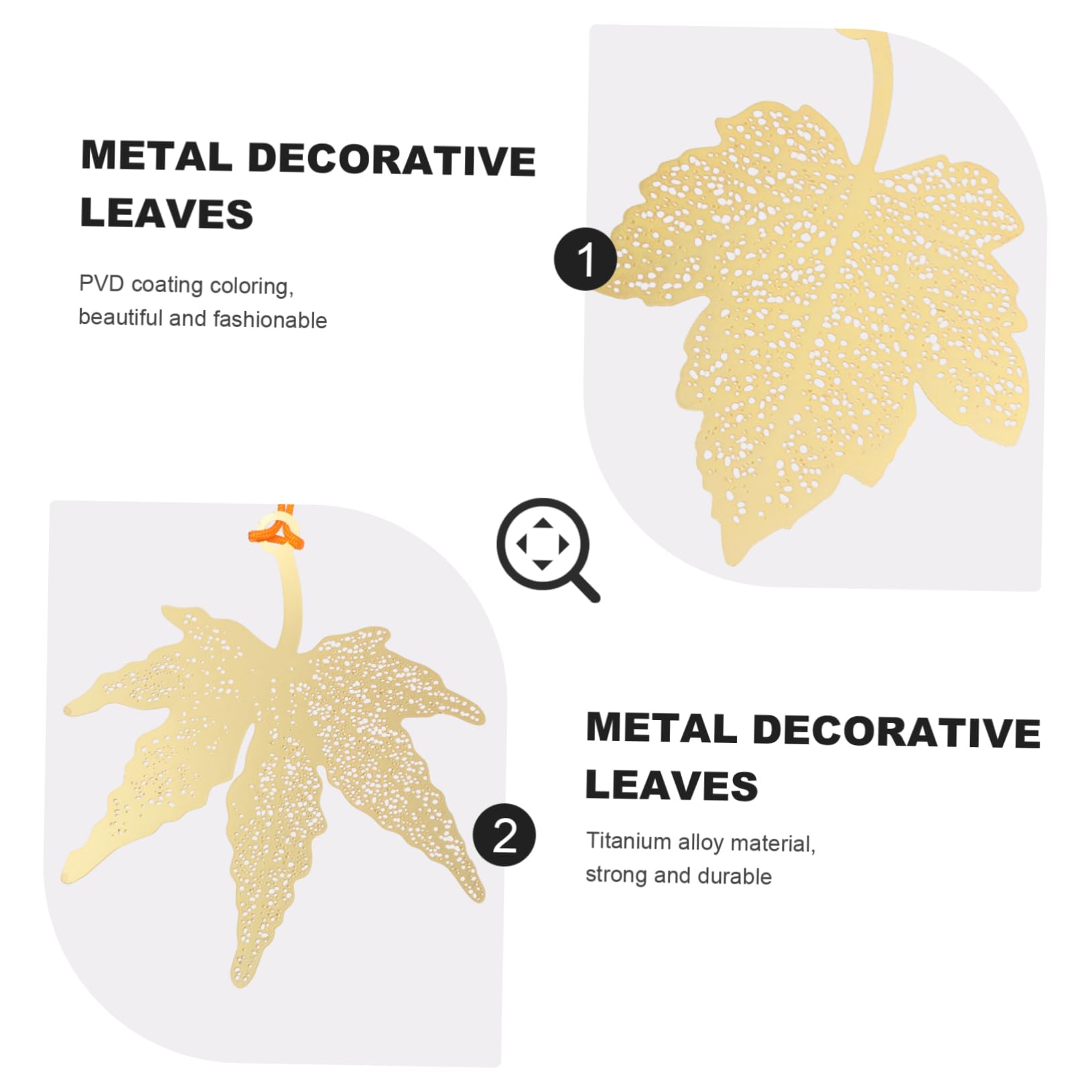 Ciieeo 14pezzi Decorazione Sospesa in Foglie Ornamento per Albero di Natale Ciondolo per Festival Articoli per Decorazioni per Feste Leggero e Sicuro Facile da Appendere